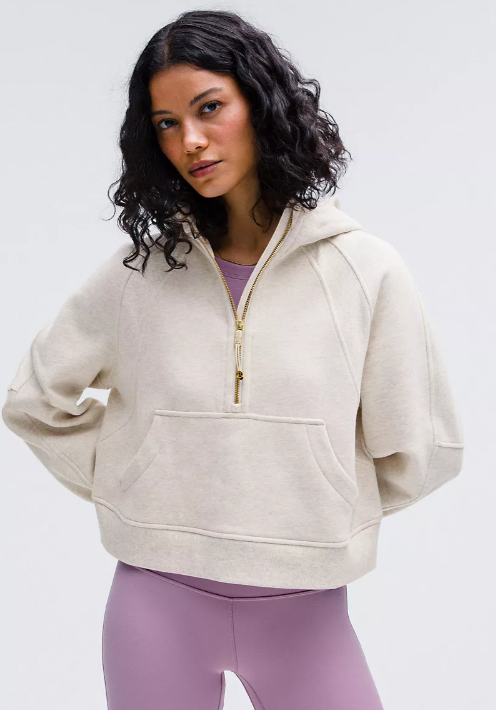 LuLuLemon Scuba Oversized Funnel-Neck Half Zip Long